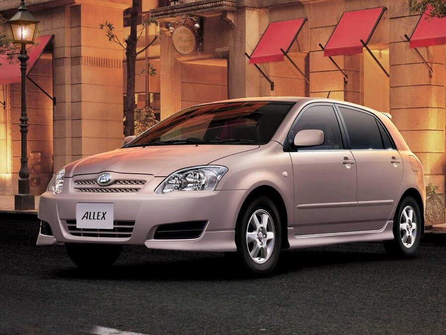 Toyota Allex I Рестайлинг 2 (Хэтчбек 5 дверей, 2004-2006)